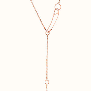 Chaine d'Ancre Punk long necklace, very large model | Hermès USA